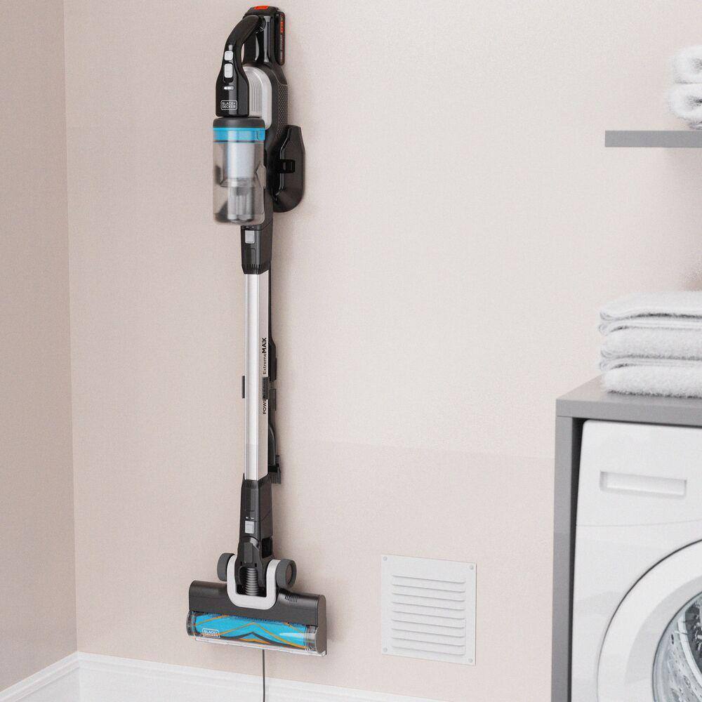 BLACK+DECKER POWERSERIES Extreme 20V MAX Bagless Cordless Washable Filter Multi-Surface Black Stick Vacuum with 5.0Ah Battery BHFEB520D1