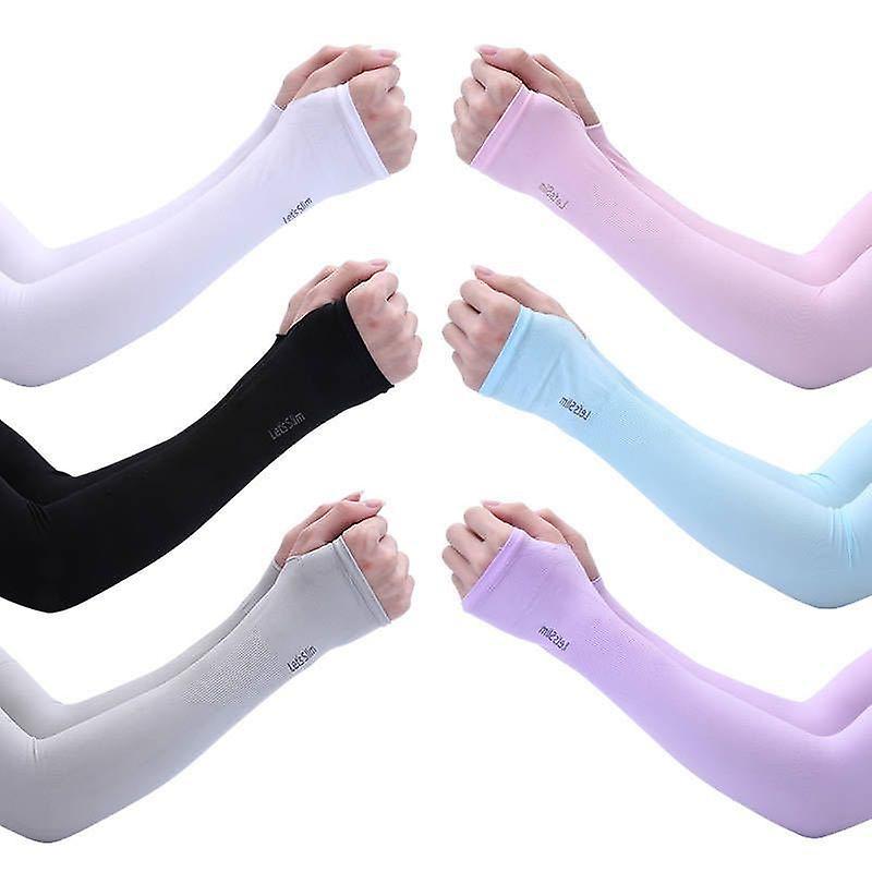 2pcs Arm Sleeves Warmers Sports Sleeve Sun Uv Protection Hand Cover Cooling Warmer Running Fishing Cycling Ski Mangas Para Brazo