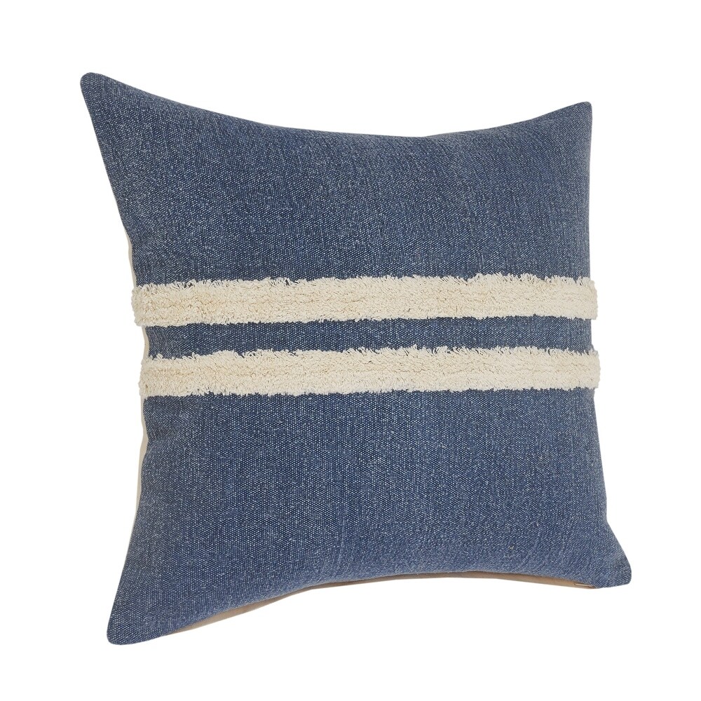 LR Home Double Center Striped Throw Pillow