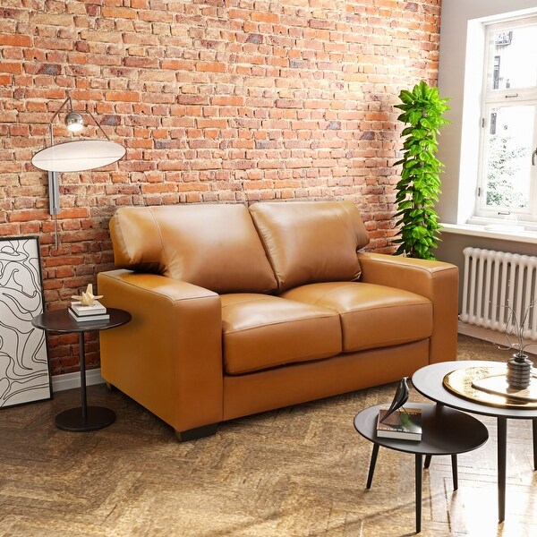 Bordeaux Leather Match Sofa，Loveseat，Armchair and Ottoman