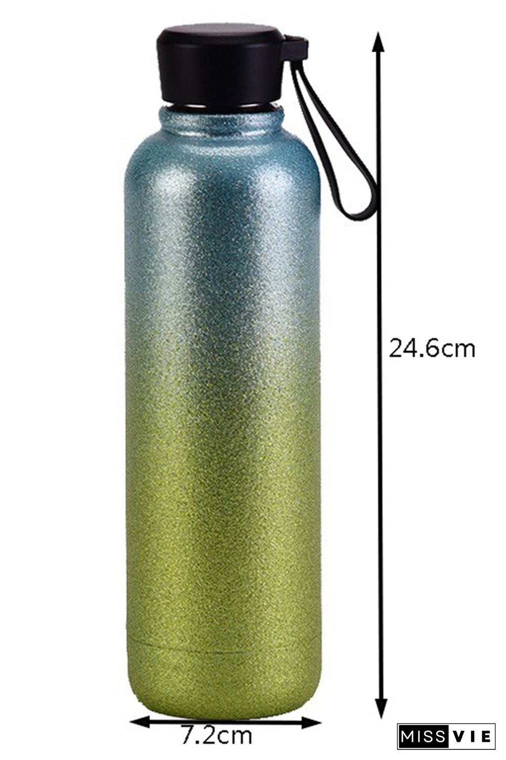 Portable Gradient Color Stainless Steel Bottles 500ml MOQ 3pcs