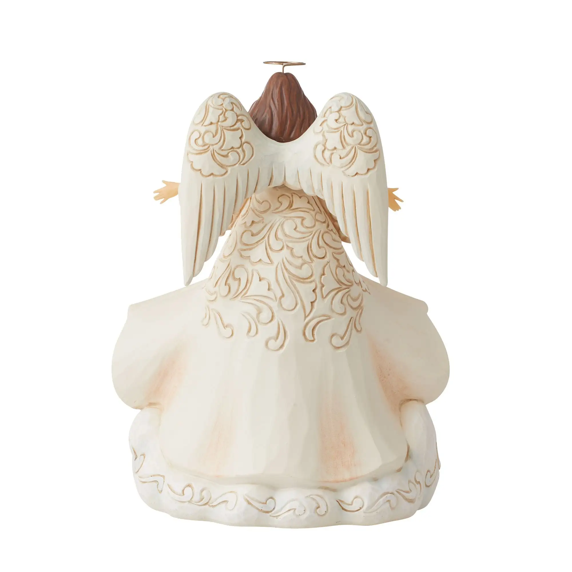 White Woodland Angel with Coat