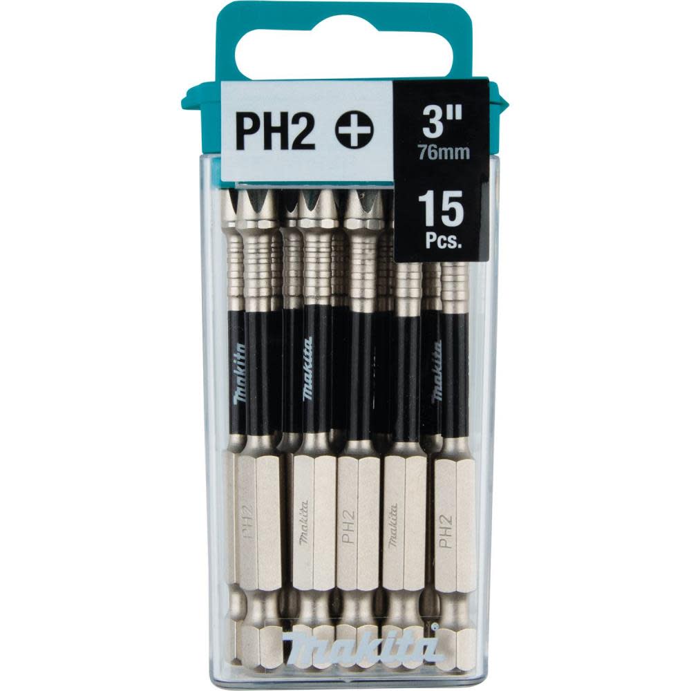 Impact XPS™ #2 Phillips 3 Power Bit ; 15 Pack ;