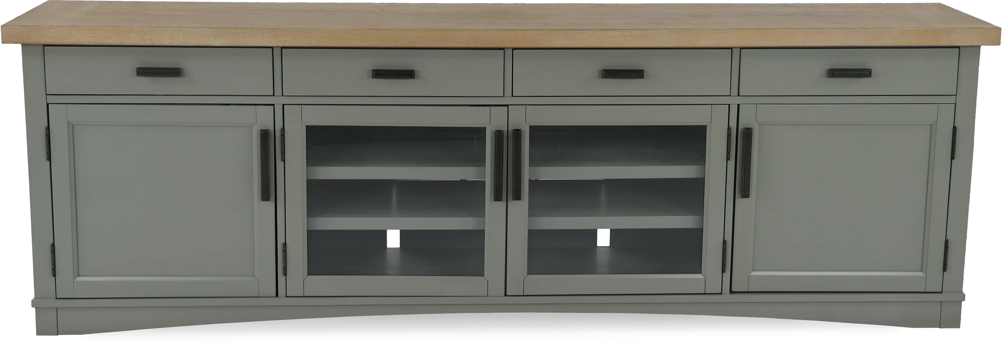 Amy Dove Gray 92 TV Stand