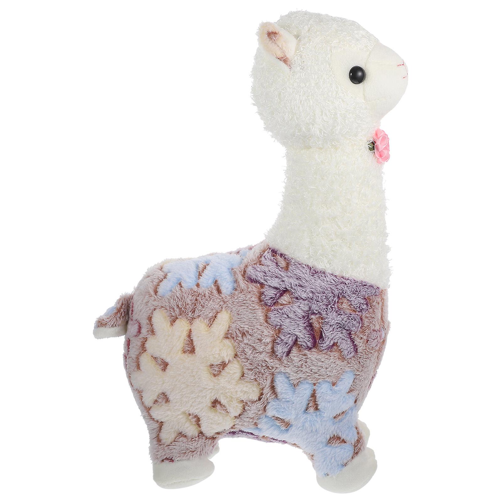 Alpaca Stuffed Doll Lovely Alpaca Plush Toy Llama Stuffed Animal Adorable Hug Pillow