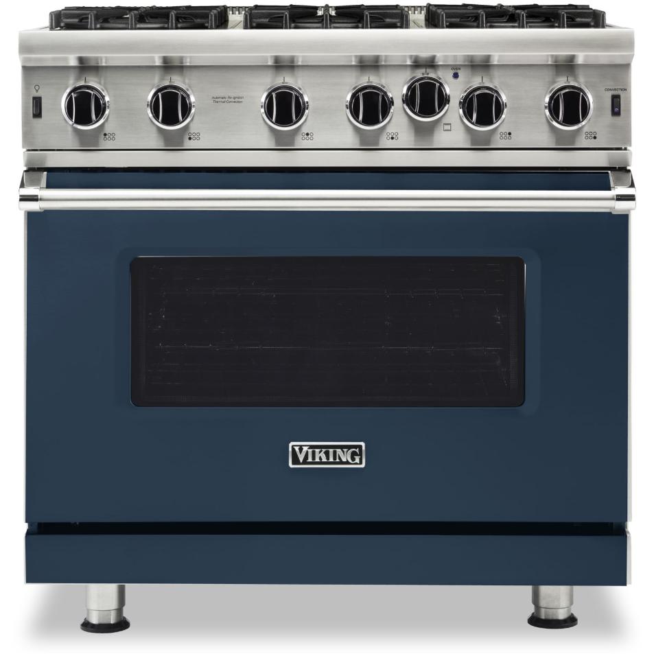 Viking 36-inch, 5.1 cu.ft. Freestanding Gas Range with Convection Technology VGIC5362-6BSB