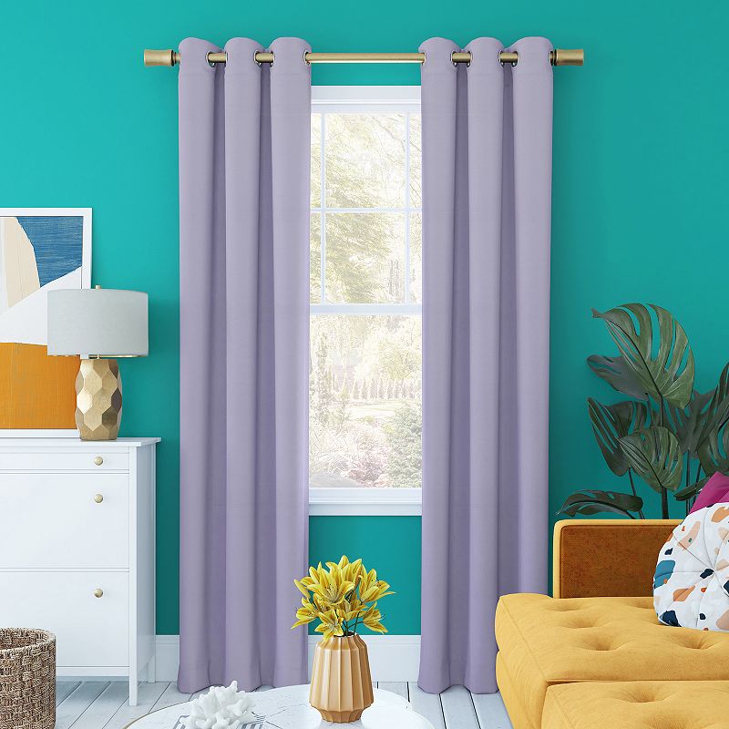 Sun Zero Harper Thermal 100% Blackout Grommet Window Curtain