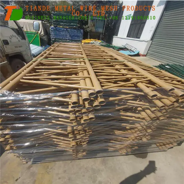 stainless steel bamboo fence metal artifical bamboo fence imitative steel bamboo fence