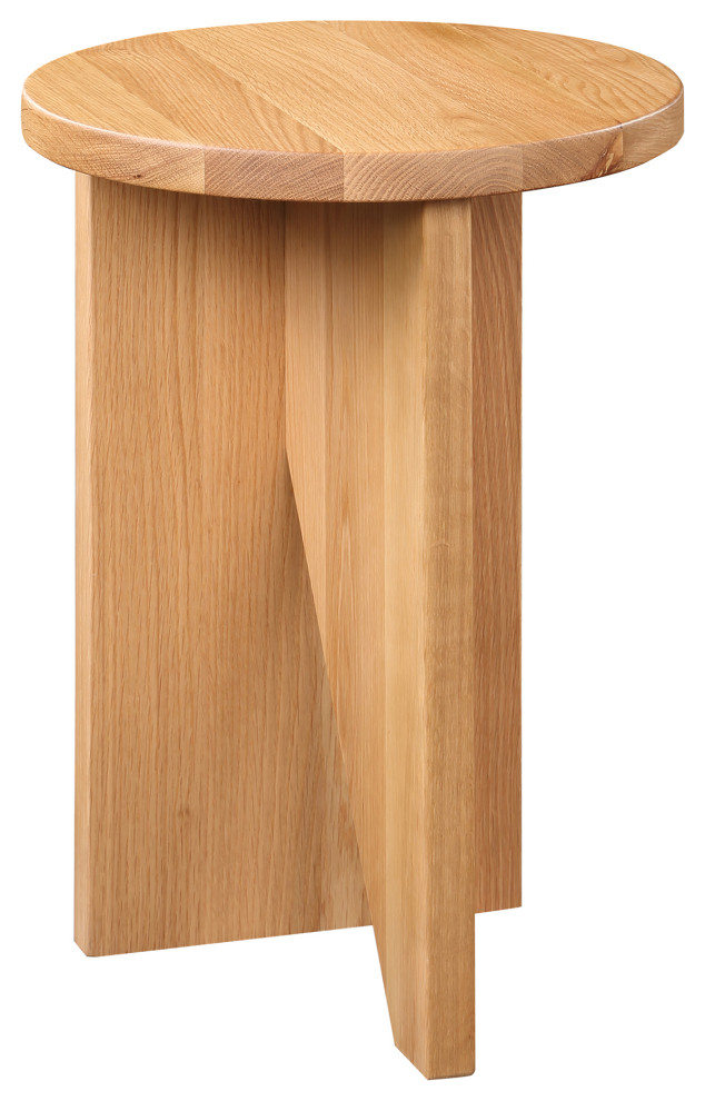 Grace Accent Table Natural Oak   Transitional   Side Tables And End Tables   by Sideboards and Things  Houzz