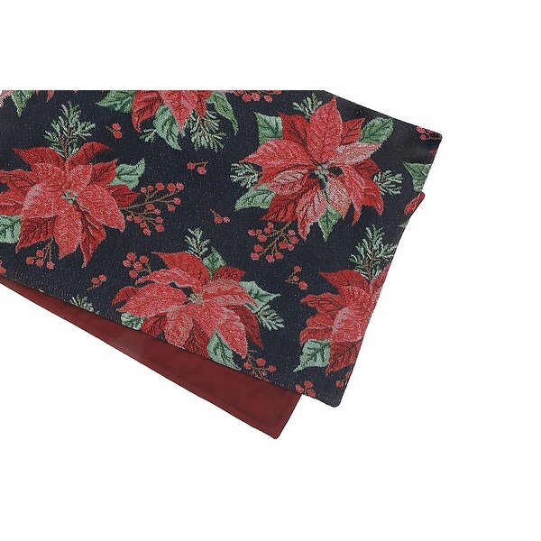 Tapestry Table Runner Multy Poinsettia 54