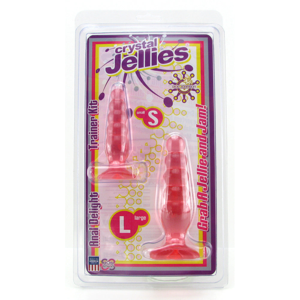 Crystal Jellies Anal Delight Trainer Kit in Pink