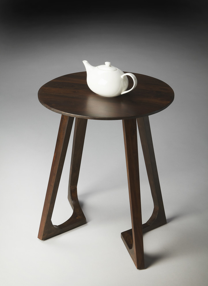 Devin Dark Brown Accent Table  2040140   Midcentury   Side Tables And End Tables   by Butler Specialty Company  Houzz