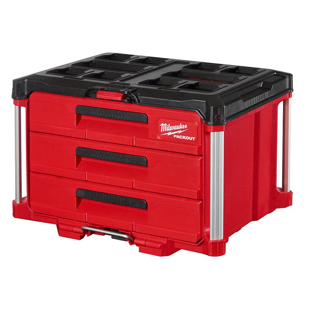 Milwaukee PACKOUT XL Tool Box and 3 Drawer Tool Box with Dolly 48-22-8429-8443-8410 from Milwaukee