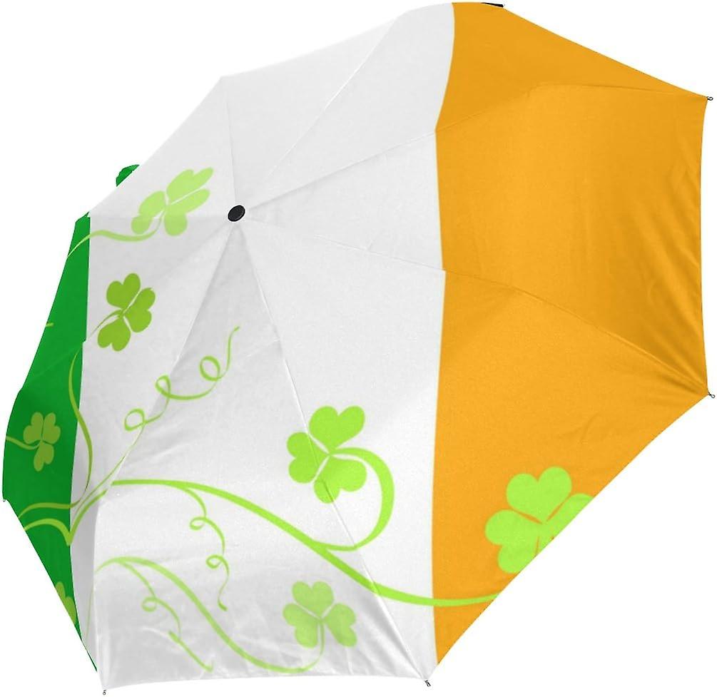 Top Carpenter Husky Watercolor Anti Uv Umbrella Parasol Auto Open/close