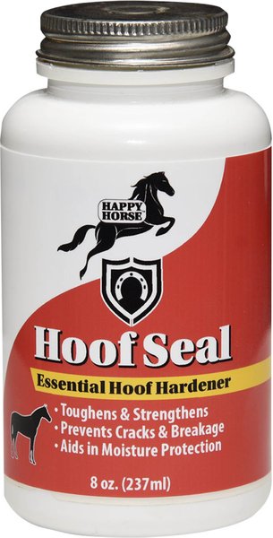 Happy Horse Essential Horse Hoof Hardener and Applicator， 8-oz bottle