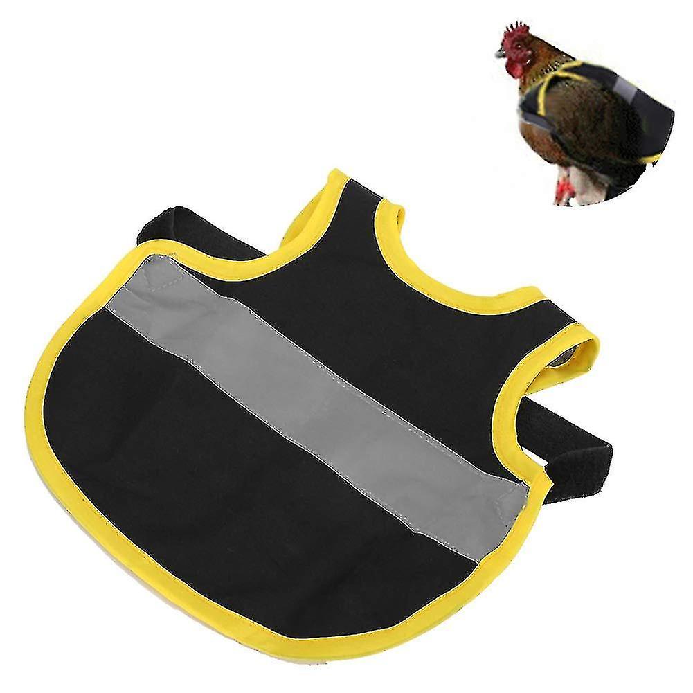 Chicken Harness Hen， Hen Saddle Apron Pet Reflective Vest Chicken Clothes Poultry Feather Protection Pet Vest With Reflective