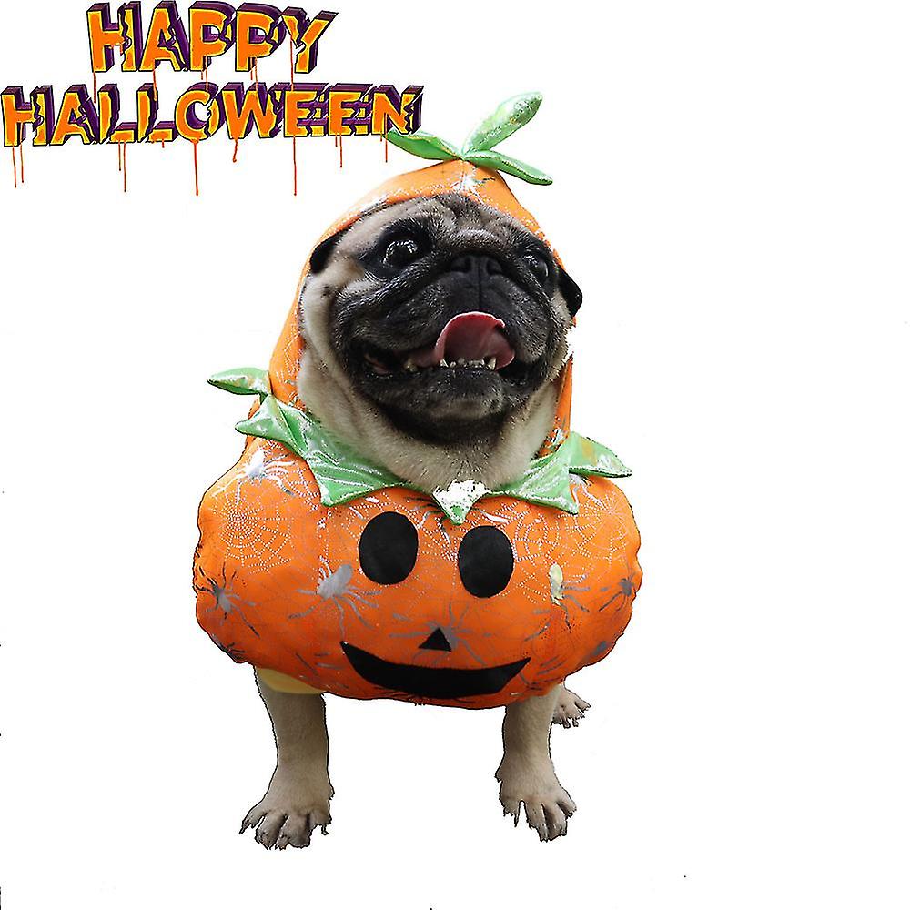 Dog Cat Halloween Christmas Party Pumpkin Costumes，funny Pet Cosplay Clothes Gifts