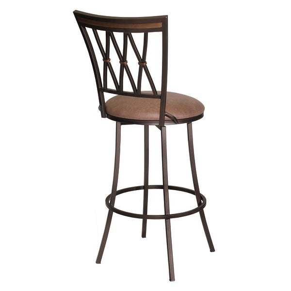 Copper Grove Simon Commercial Grade Swivel Bar Stool