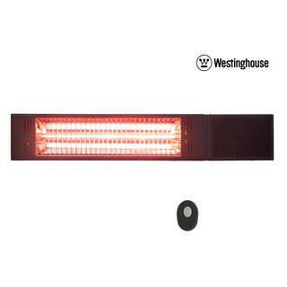 Westinghouse 1500-Watt Infrared Wall-Mounted Electric Outdoor Heater with Gold Tube and Remote Control WES31-1892