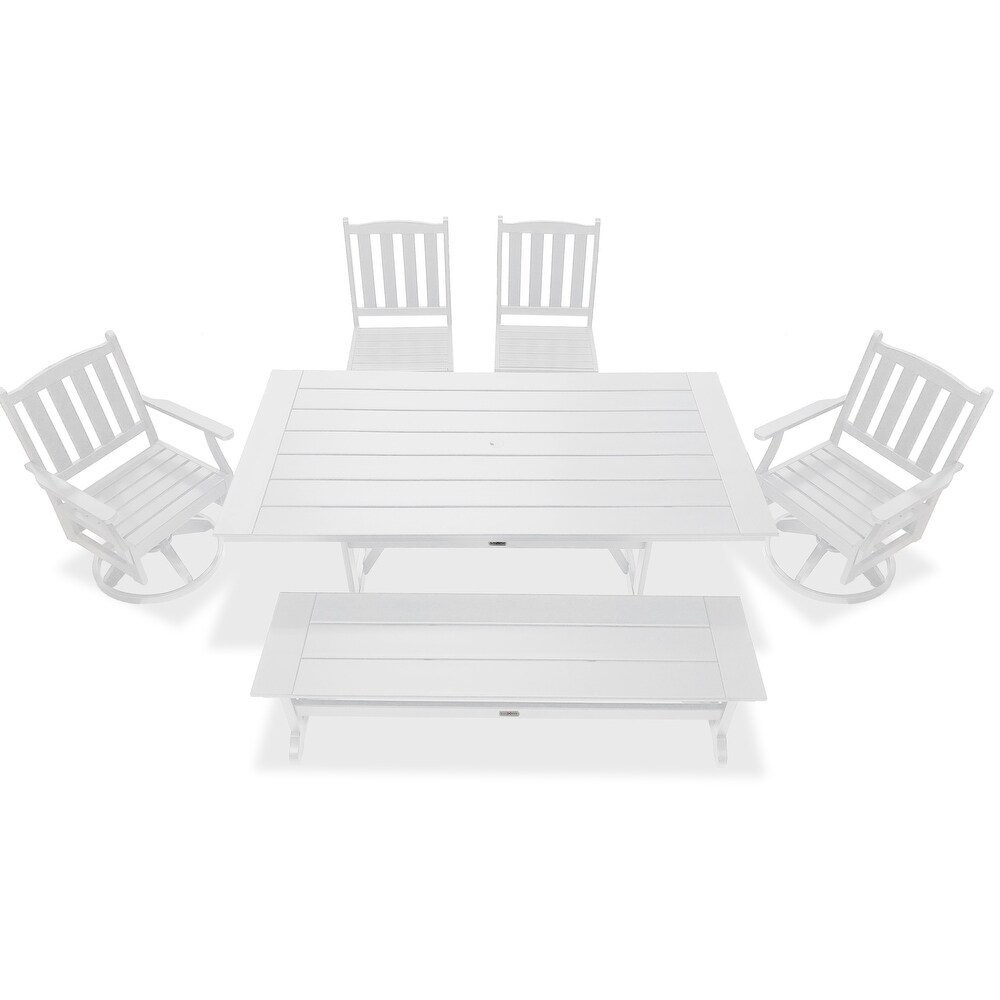 Tuscany HDPE Swivel Dining 6 Piece Set