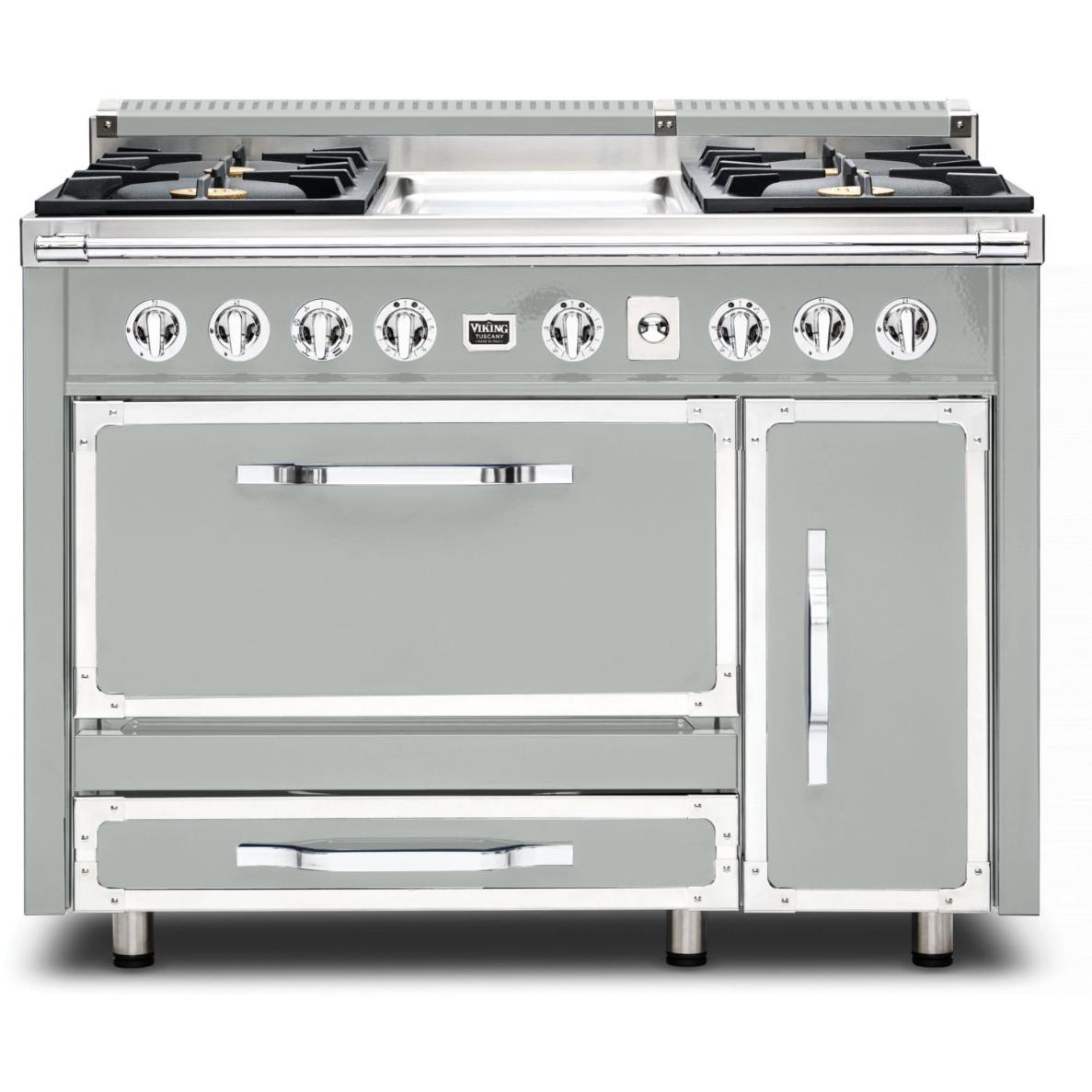 Viking 48-inch Freestanding Dual Fuel Range with True Convection Technology TVDR481-4GAG