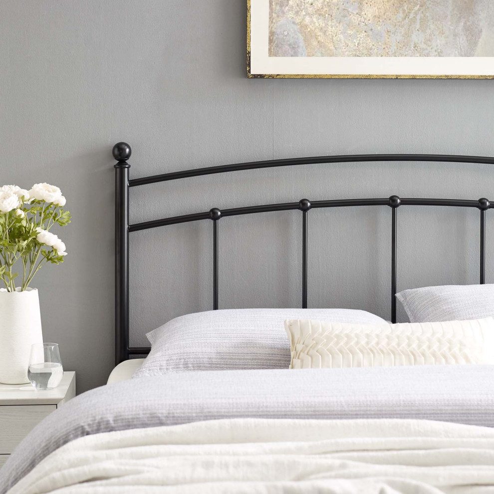 Abigail Queen Metal Headboard   Traditional   Headboards   by Modway  Houzz