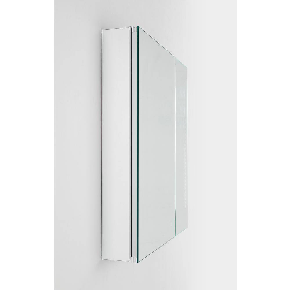 Aquadom Royale 48 in W x 30 in. H Recessed or Surface Mount Medicine Cabinet with Bi-View Doors R-4830