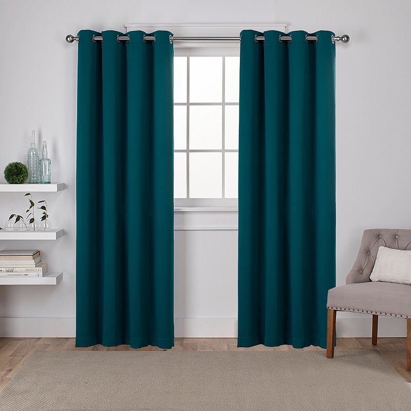 Exclusive Home 2-pack Sateen Twill Woven Blackout Window Curtains