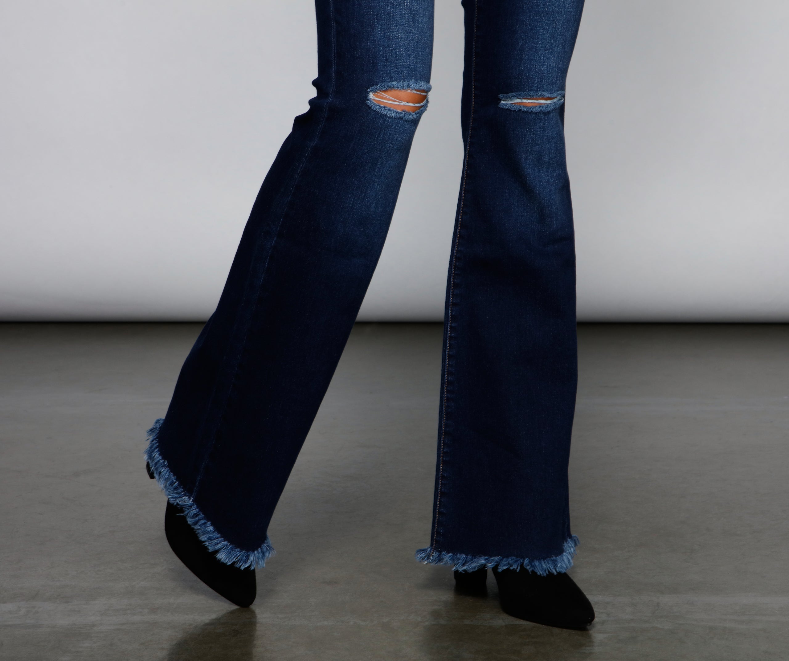 Walk It Out In Style High-Rise Flared Jeans