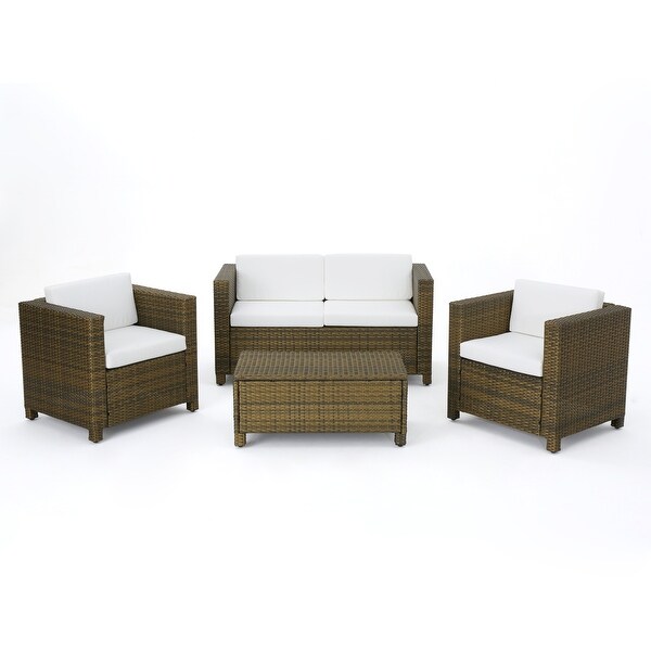 Puerta Outdoor 4piece Sofa Set by Christopher Knight Home