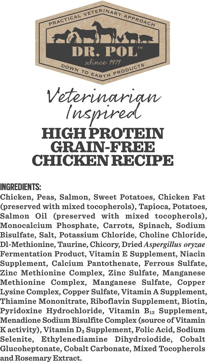 Dr. Pol High Protein Limited Ingredient Chicken Recipe Cat and Kitten Food