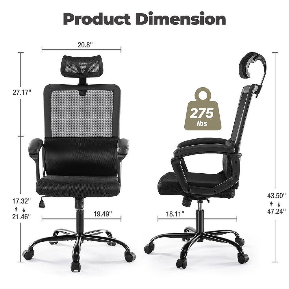 Office Chair Ergonomic Desk Chair with Lumbar Support