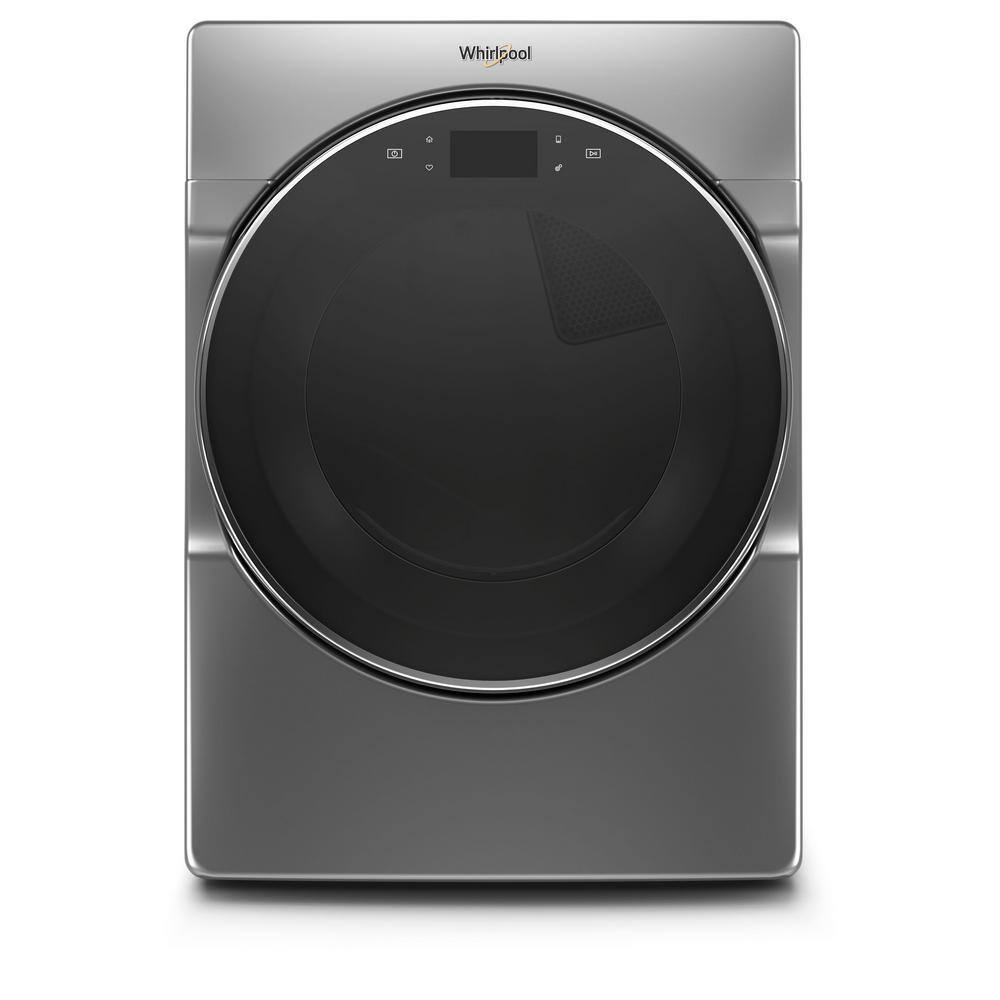 Whirlpool 7.4 cu. ft. 120-Volt Chrome Shadow Stackable Smart Gas Vented Dryer with Remote Start ENERGY STAR WGD9620HC