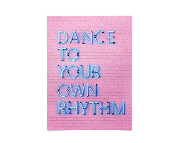 Showmemars Dance To Your Own Rhythm Blue Poster Society6