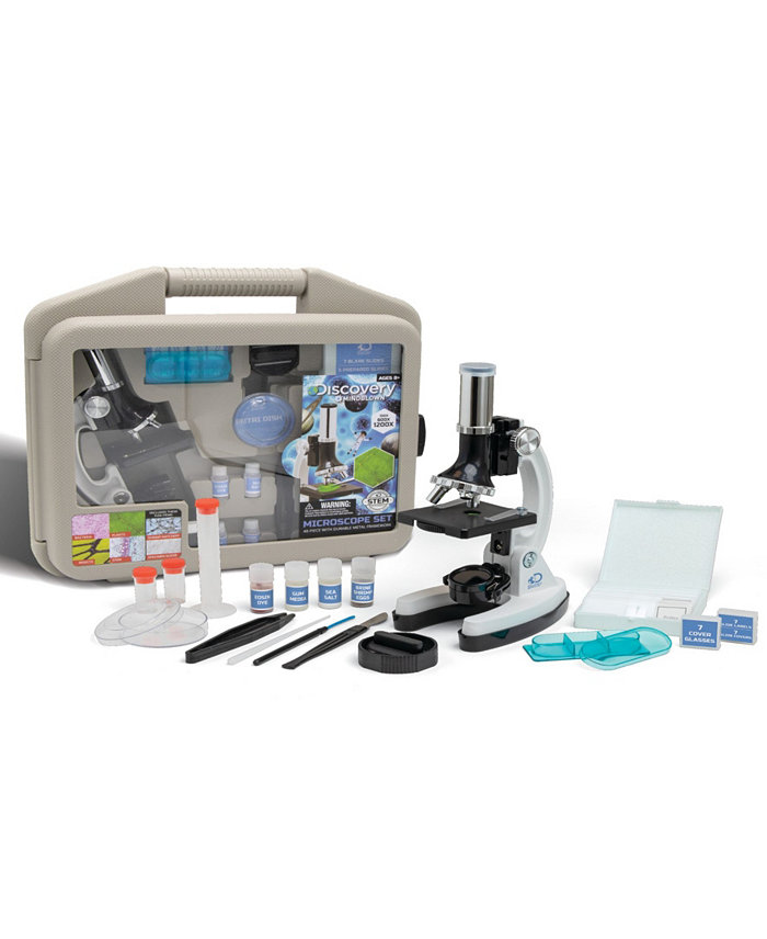 Discovery #MINDBLOWN 48 Piece Microscope Set with Case