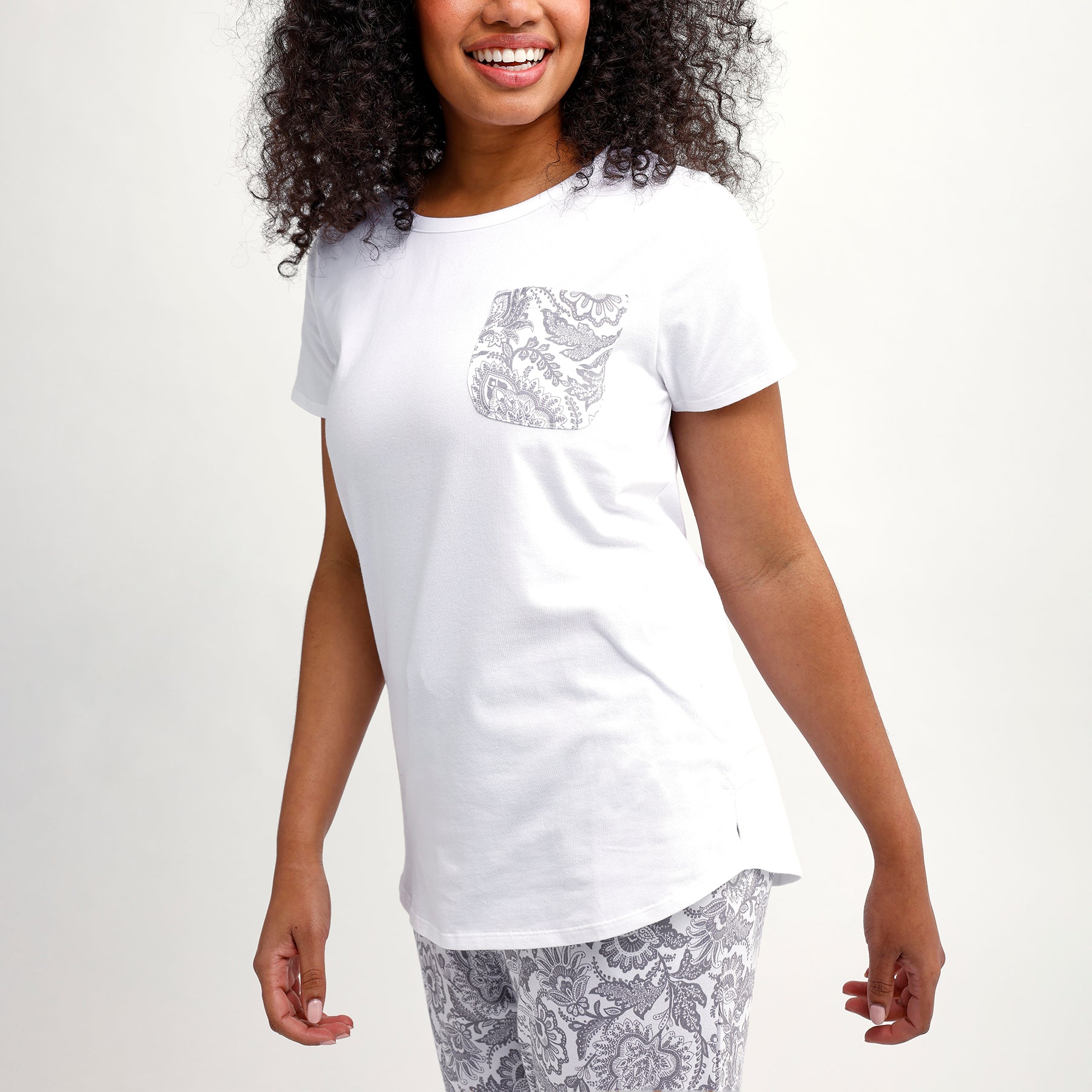 Short-Sleeved Pajama Tee