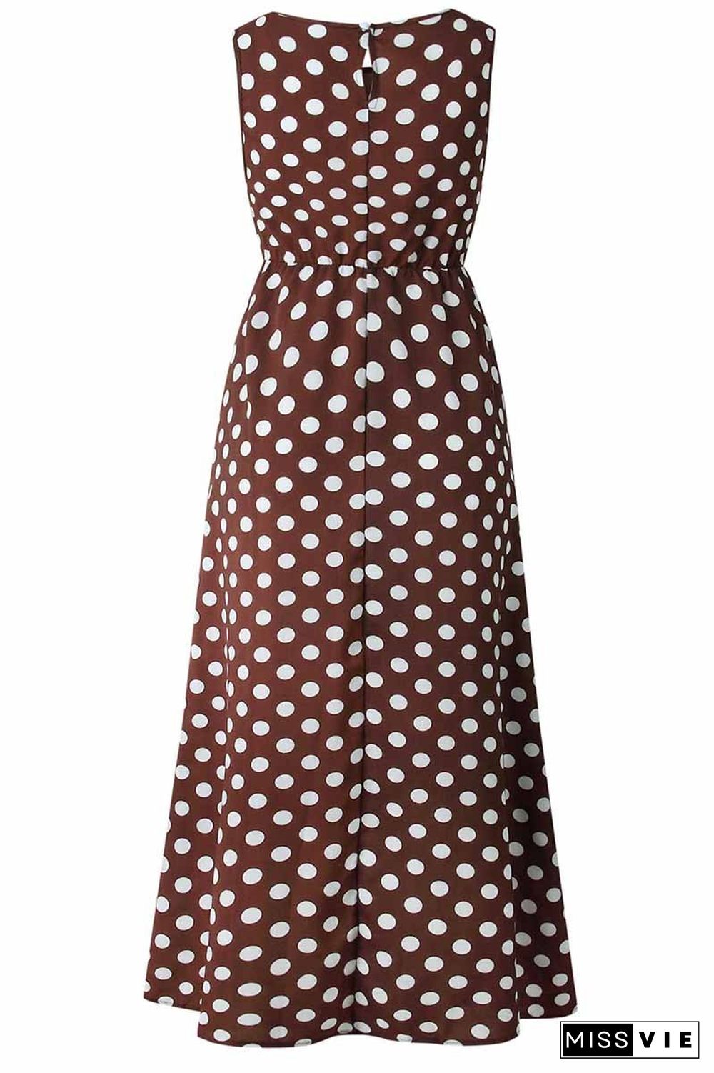 Polka Dot Round Neck Dress (5 Colors)