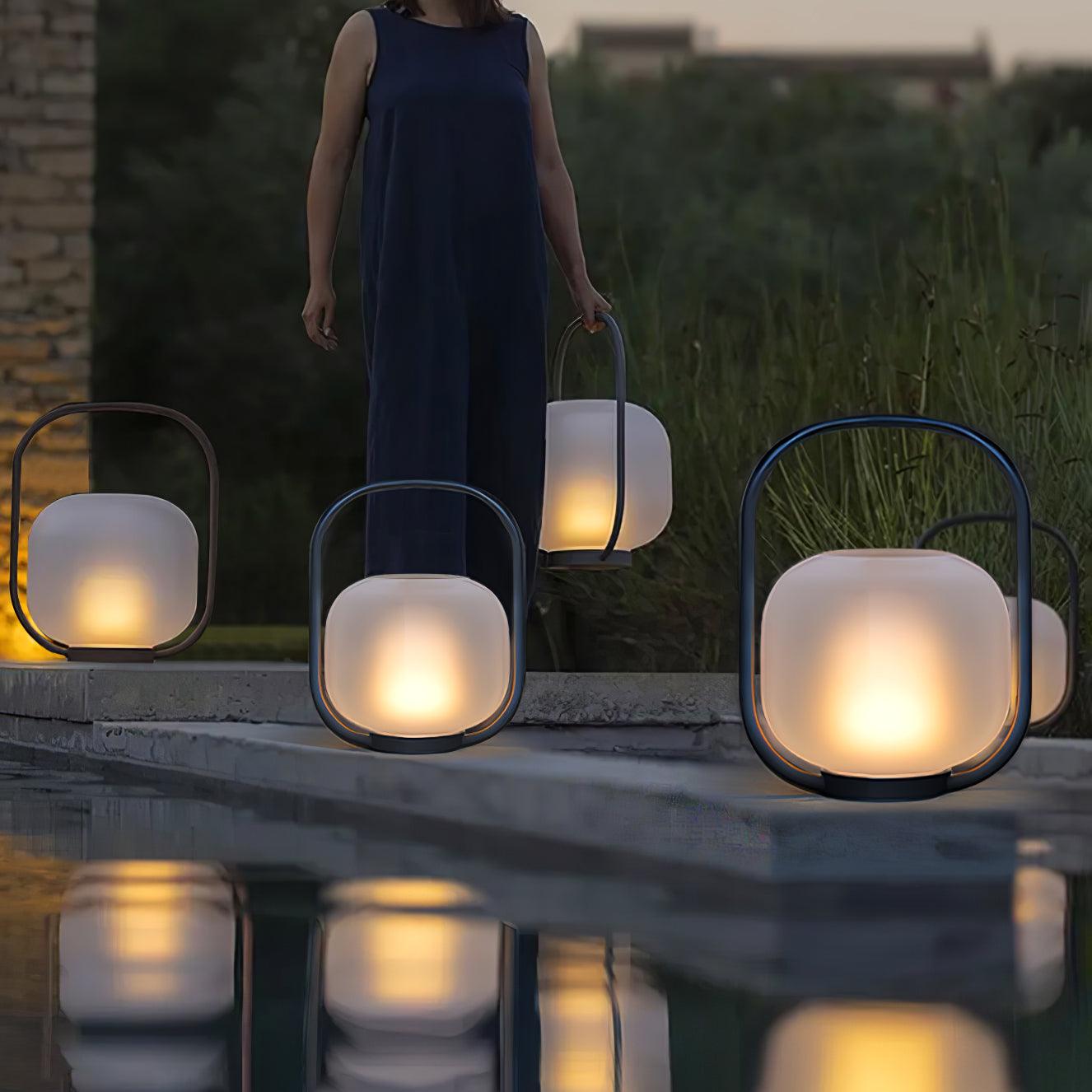 Portable Lantern Outdoor Table Lamp