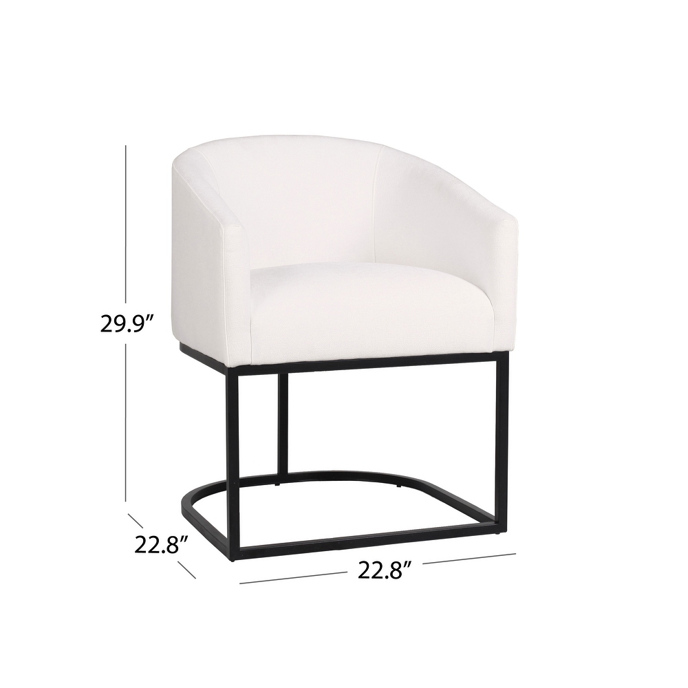 Atlas 5pc Contemporary Dining Collection with Metal Base Chairs