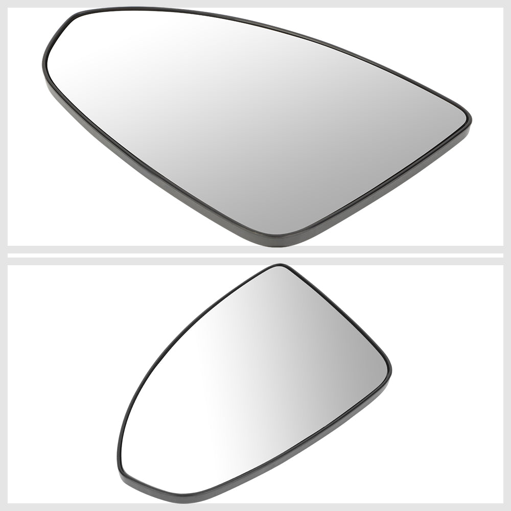 [Left] LH Driver Side Mirror Glass OE Style Replacement for 11-16 Chevy Cruze