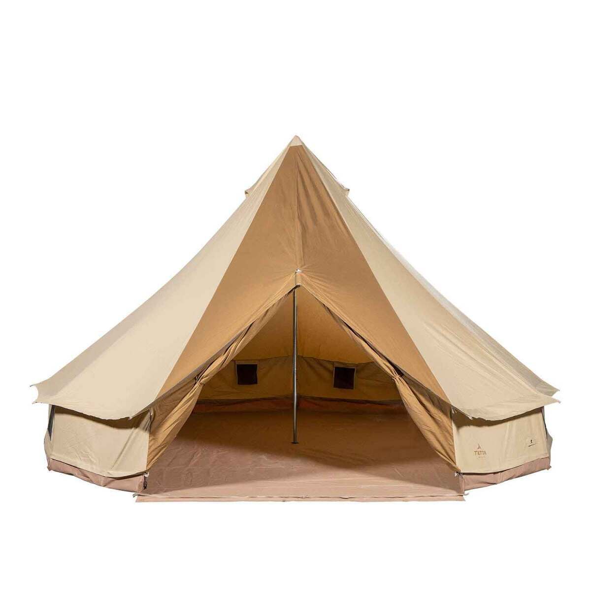 TETON Sports Sierra 12Person Canvas Tent  Khaki Tan