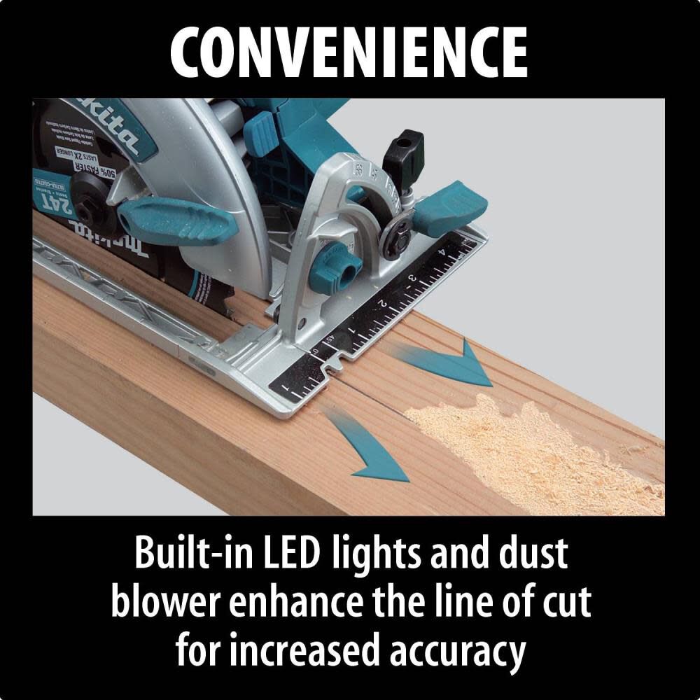 Makita 8-1/4 In. Magnesium Circular Saw with L.E.D. Lights and Electric Brake 5008MGA from Makita