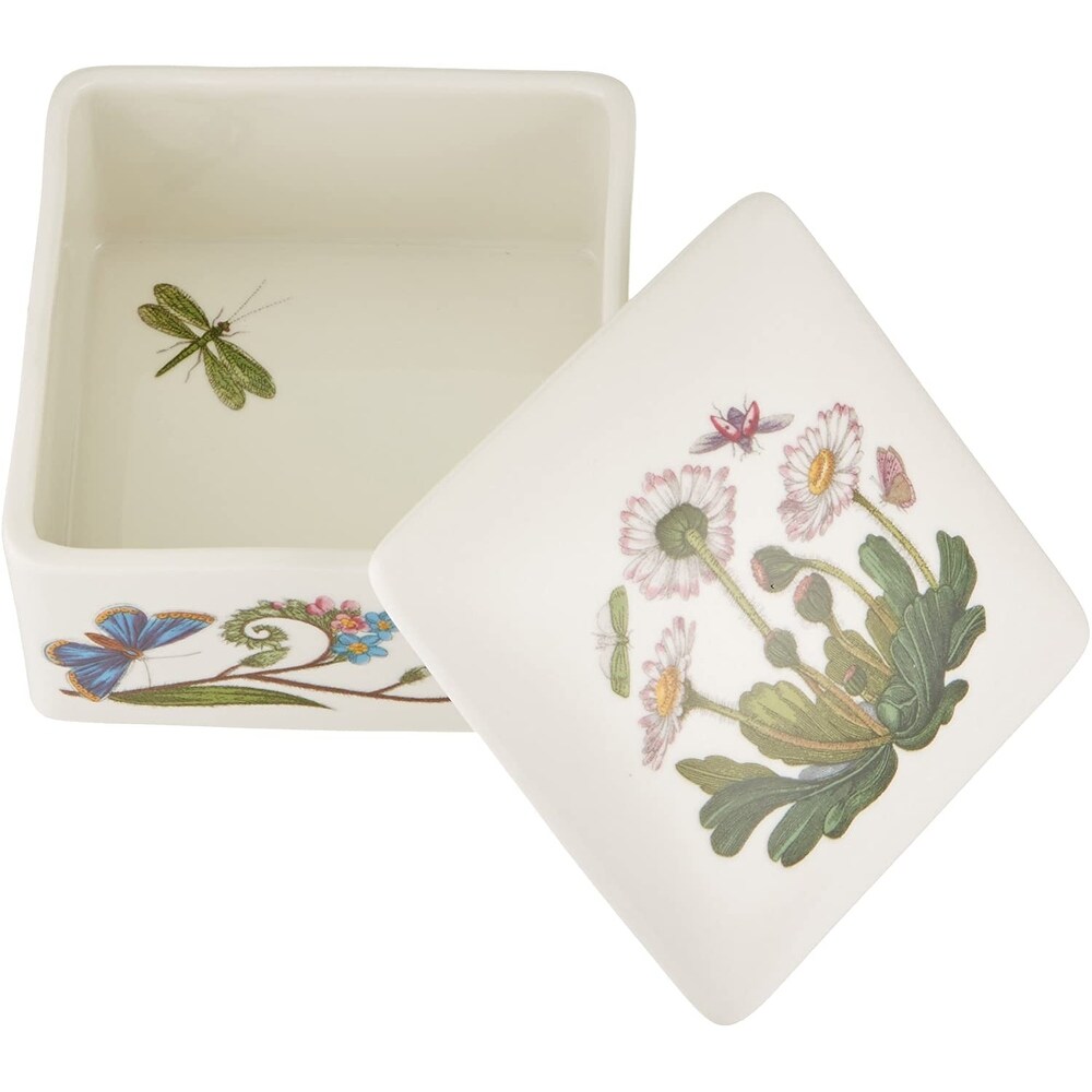 Portmeirion Botanic Garden Set of 3 Covered Boxes   3.5\