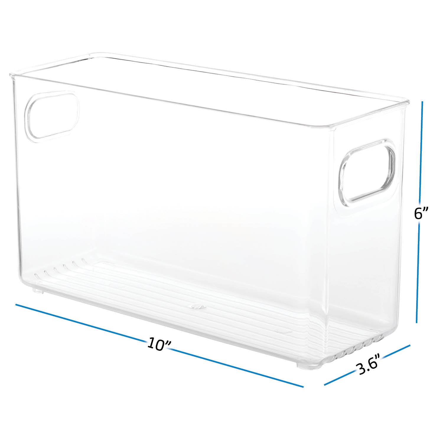 EatEx 2 Pack Plastic Bath Accessories Set， Clear