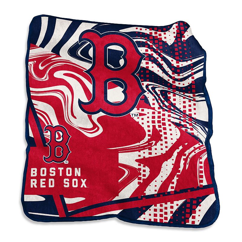 Boston Red Sox 50 x 60 Swirl Raschel Throw Blanket