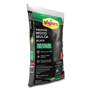 Vigoro 2 cu. ft. Bagged Premium Black Wood Mulch 52050197