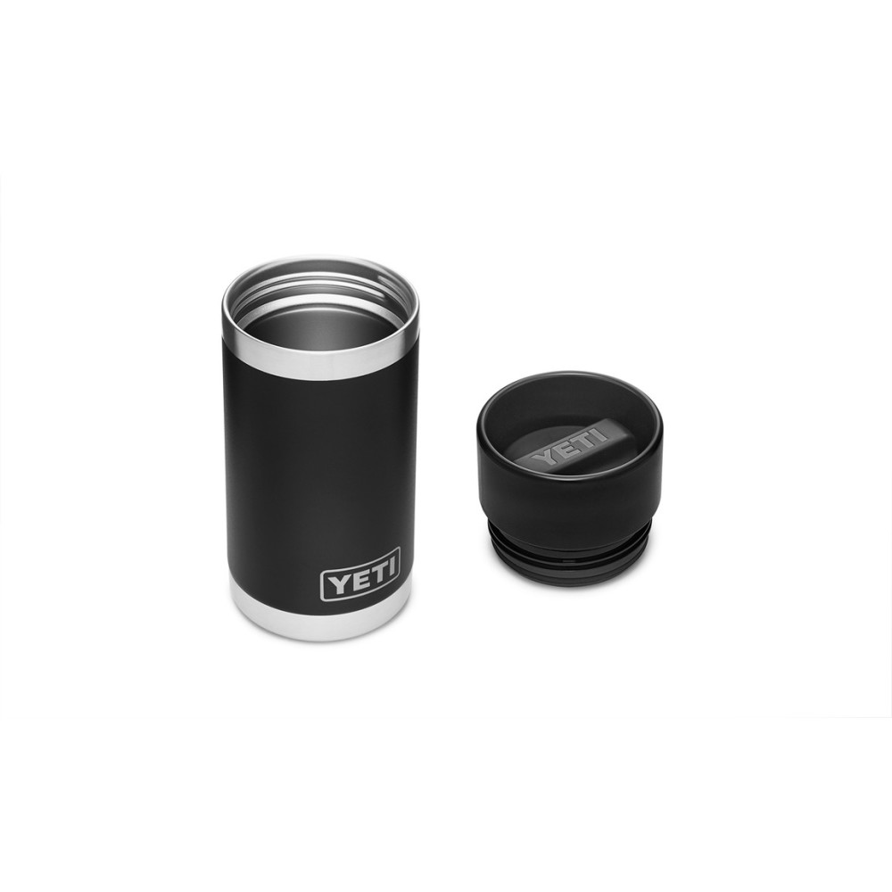 Yeti Black Rambler 12oz Bottle with Hotshot Cap