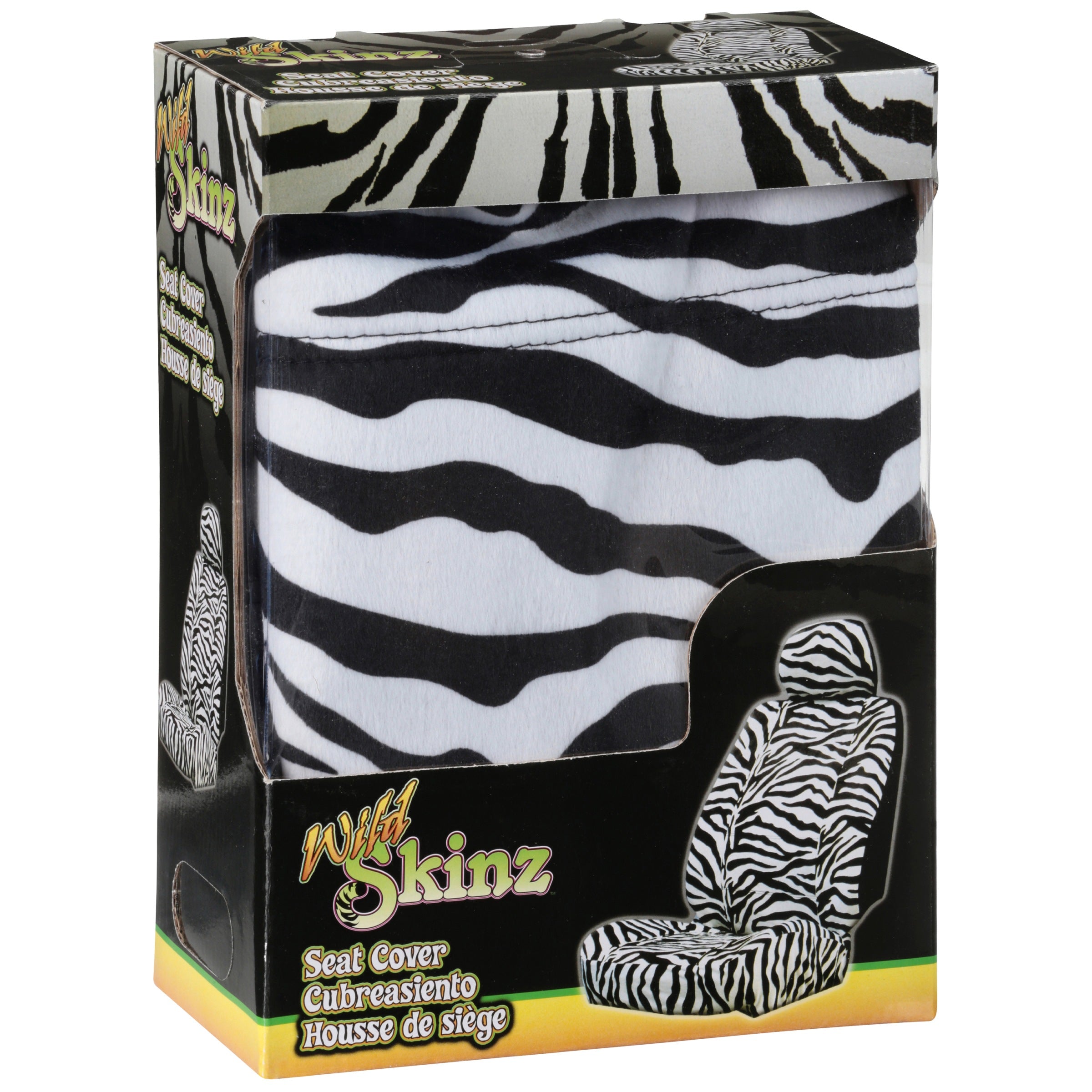 Plasticolor Wild Skinz™ Zebra Seat Cover