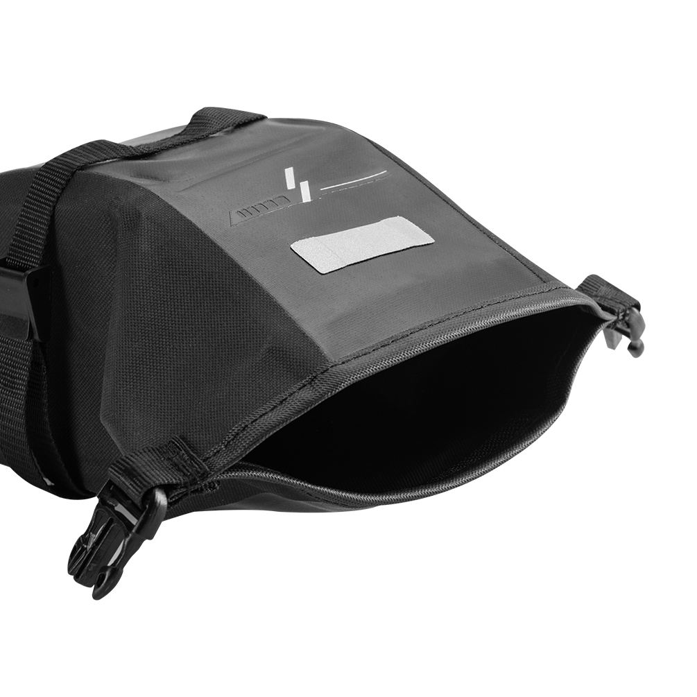 ASRQGOAL Bicycle Cycling Saddle Bag Seat Pouch Bags Water Resistant Bike Saddle Bag Choice Travel 3 Sizes Black Water Proof