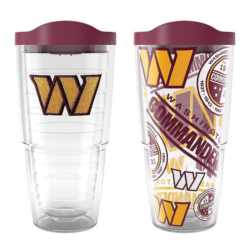 Tervis  Washington Commanders NFL 2 Pack Allover and Emblem